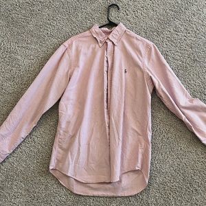 Ralph Lauren Men’s Dress Shirt - MED - Coral Color